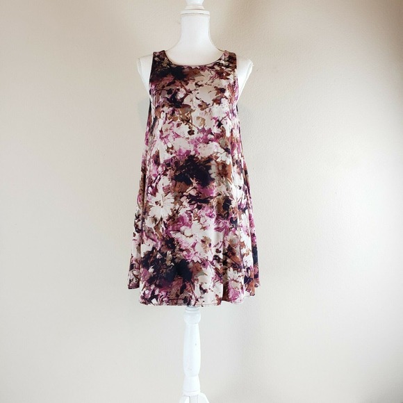Altard State SIZE S Sleeveless Chamaraw Rayon Boho Tunic Top Lined Mini Dress - Picture 1 of 10